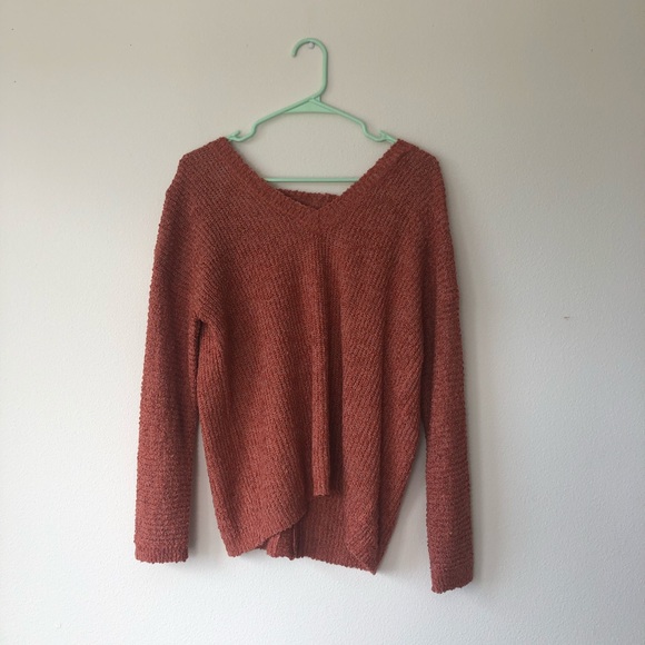 Forever21 orange sweater - Picture 2 of 3